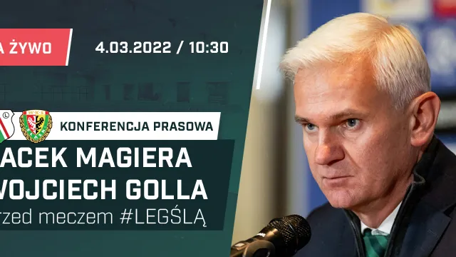 WIDEO: Magiera i Golla przed meczem Legia Warszawa - Śląsk Wrocław