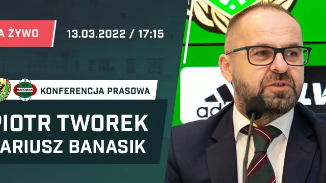 LIVE: Piotr Tworek i Dariusz Banasik po meczu Śląsk - Radomiak