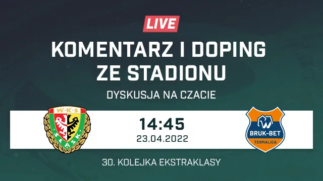 LIVE: Śląsk Wrocław - Bruk-Bet Termalica Nieciecza (NA ŻYWO)