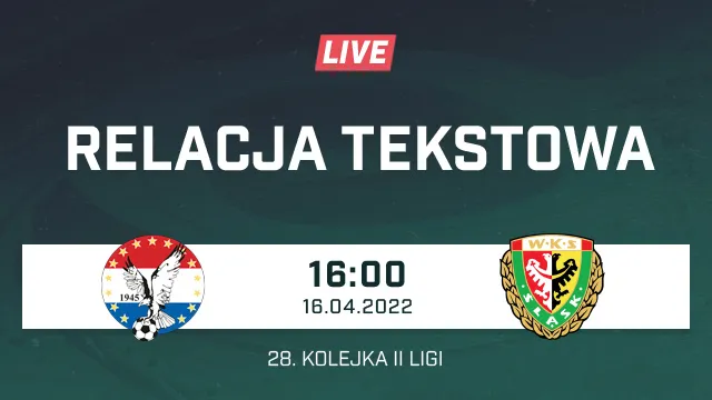 LIVE: Sokół Ostróda - Śląsk II Wrocław (NA ŻYWO)