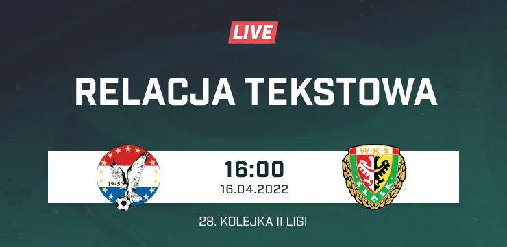 LIVE: Sokół Ostróda - Śląsk II Wrocław (NA ŻYWO)