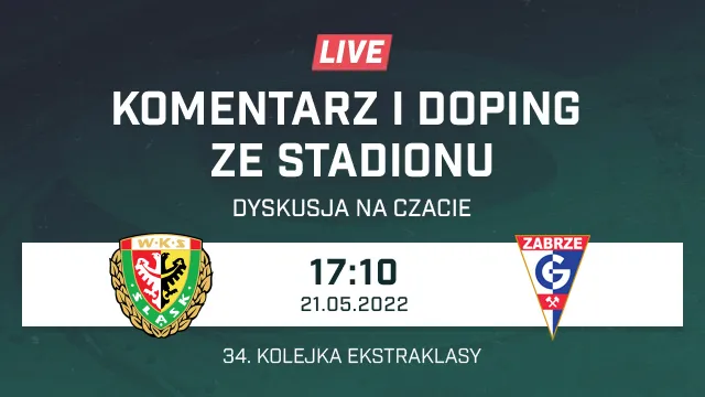 LIVE: Śląsk Wrocław - Górnik Zabrze (NA ŻYWO)