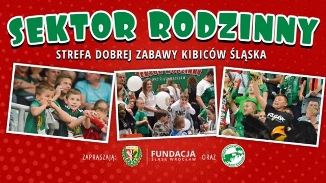 Sektor Rodzinny na meczu z Górnikiem