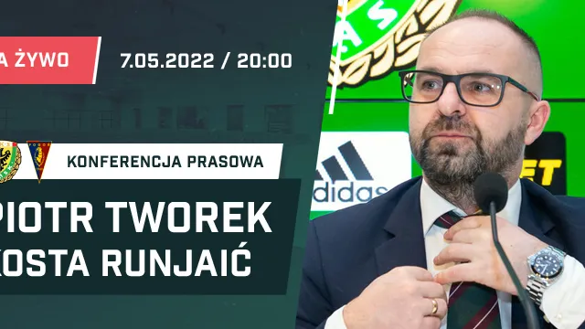 WIDEO: Tworek i Runjaić po meczu Śląsk 1:1 Pogoń