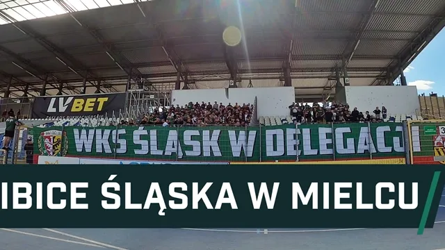 KIBICE: Doping kibiców Śląska w Mielcu (WIDEO)