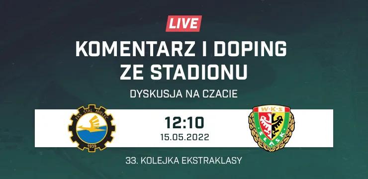 LIVE: Stal Mielec - Śląsk Wrocław (NA ŻYWO)