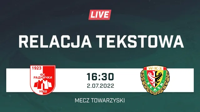 LIVE: FK Radnicki Nis - Śląsk Wrocław (NA ŻYWO)
