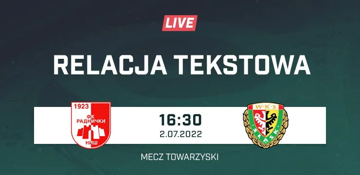LIVE: FK Radnicki Nis - Śląsk Wrocław (NA ŻYWO)