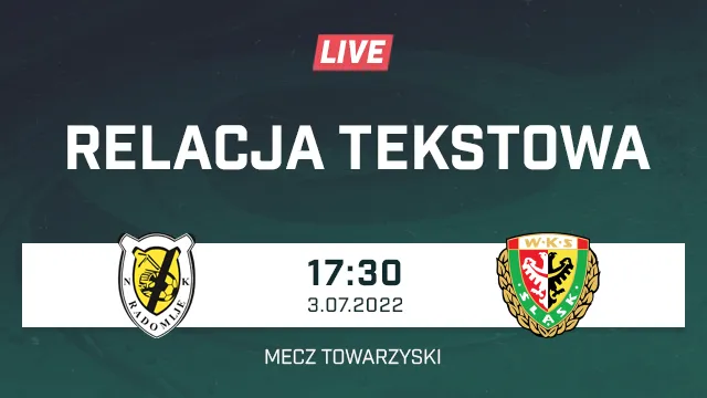 LIVE: Radomlje - Śląsk Wrocław (NA ŻYWO)