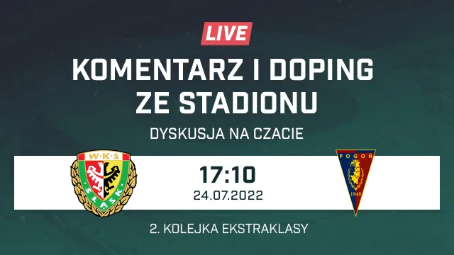 LIVE: Śląsk Wrocław - Pogoń Szczecin (NA ŻYWO)
