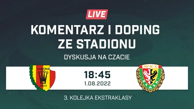 LIVE: Korona Kielce - Śląsk Wrocław (NA ŻYWO)