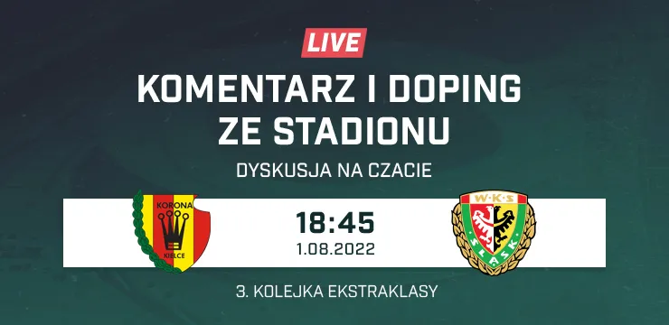 LIVE: Korona Kielce - Śląsk Wrocław (NA ŻYWO)