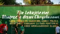 Kibice Śląska namalowali graffiti z Papieżem 