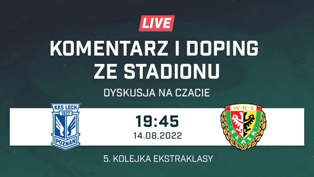 LIVE: Lech Poznań - Śląsk Wrocław (NA ŻYWO)