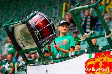 7. kolejka: Śląsk Wrocław 1:4 Raków Częstochowa (kibice)