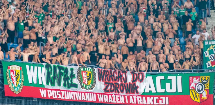 FOTO: Lech 0:1 Śląsk (KIBICE) 