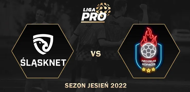 LIVE: Śląsknet - Niedzielni Kopacze (PRO Liga Wrocław)