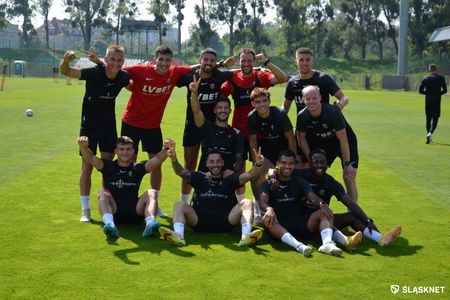 Trening piłkarzy Śląska 18.08.2022
