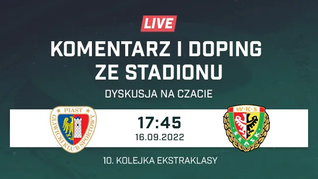 LIVE: Piast Gliwice - Śląsk Wrocław (NA ŻYWO)