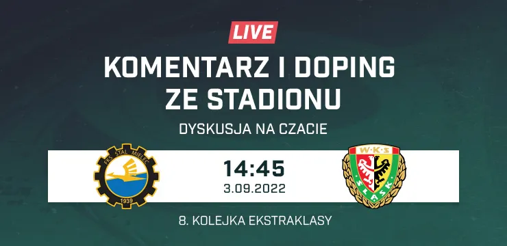 LIVE: Stal Mielec - Śląsk Wrocław (NA ŻYWO)