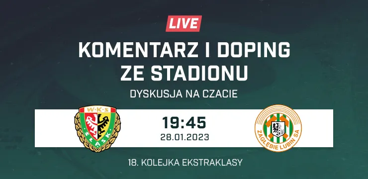 LIVE: Śląsk Wrocław - Zagłębie Lubin (NA ŻYWO)