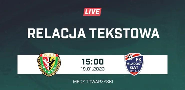 LIVE: Śląsk Wrocław - Mladost Nowy Sad (NA ŻYWO)