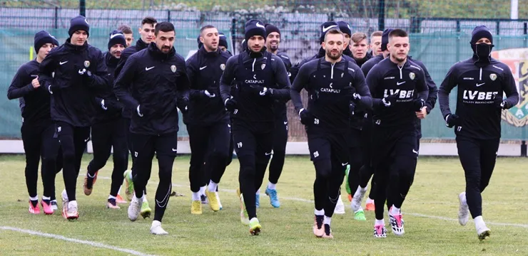 FOTO: Trening Śląska przed meczem z Zagłębiem Lubin