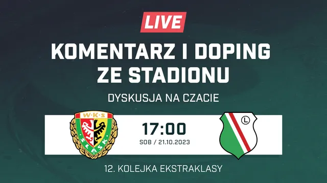 LIVE: Śląsk Wrocław - Legia Warszawa (NA ŻYWO)