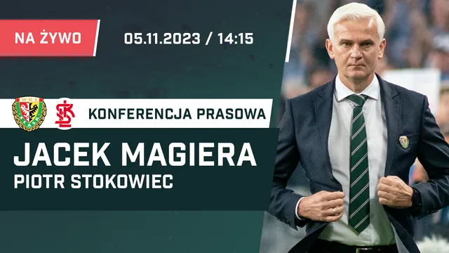 LIVE: Magiera i Stokowiec po meczu Śląsk - ŁKS