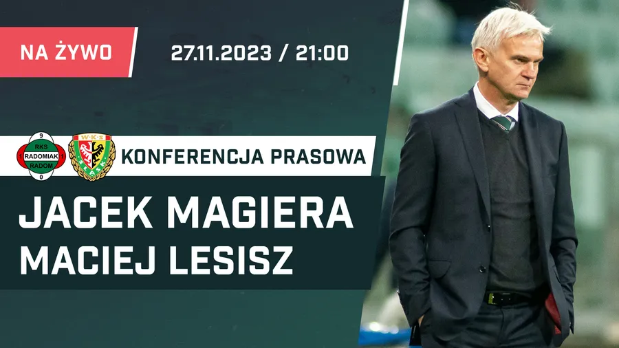 LIVE: Magiera i Lesisz po meczu Radomiak - Śląsk 