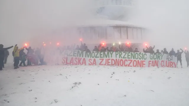 Kibice Śląska zdobyli Śnieżkę