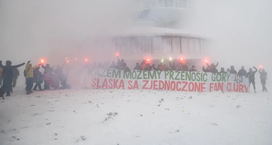 Kibice Śląska zdobyli Śnieżkę 
