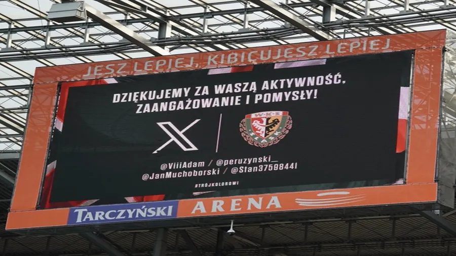 Śląsk buduje społeczność. Kibice na telebimie