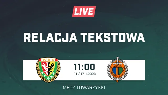 LIVE: Śląsk Wrocław - Chrobry Głogów (NA ŻYWO)