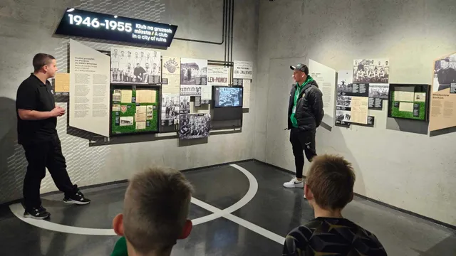 Matsenko oprowadził wrocławskich kibiców po muzeum Śląska