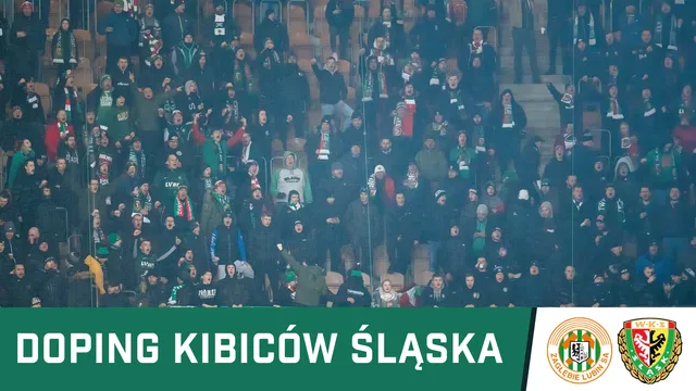 WIDEO: Doping kibiców Śląska podczas derbowego meczu