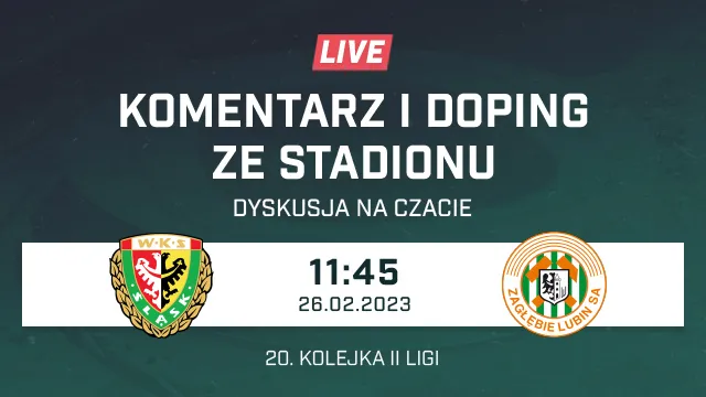 LIVE: Śląsk II Wrocław - Zagłębie II Lubin (NA ŻYWO)