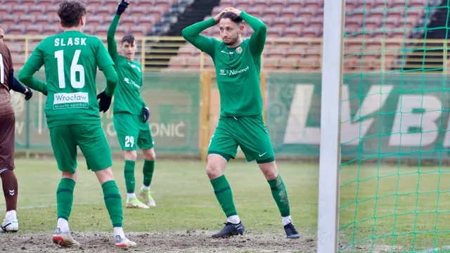 FOTO: Śląsk II Wrocław 2:3 Garbarnia Kraków