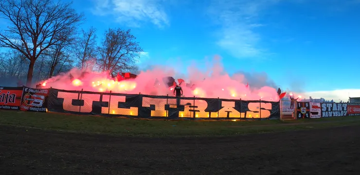 KIBICE: Oprawy Startu Namysłów & Śląska Wrocław (WIDEO) 