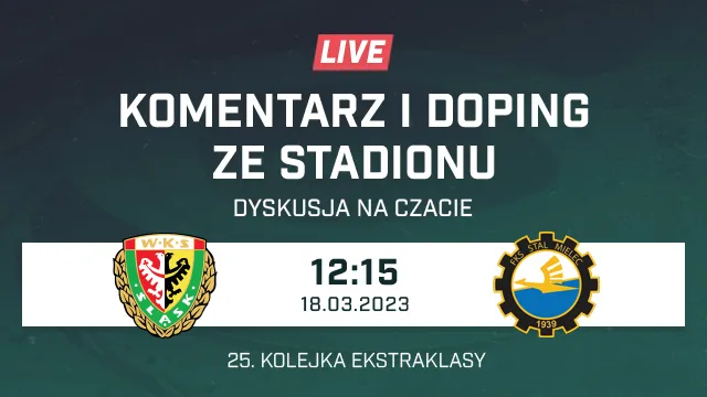 LIVE: Śląsk Wrocław - Stal Mielec (NA ŻYWO)