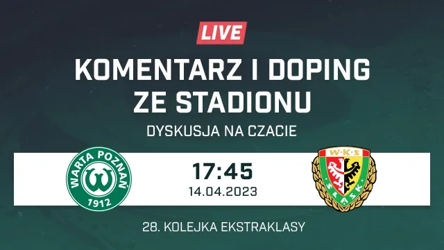 LIVE: Warta Poznań - Śląsk Wrocław (NA ŻYWO)
