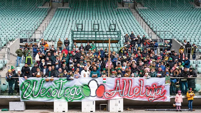 Święcenie Wielkanocnych pokarmów na Tarczyński Arena