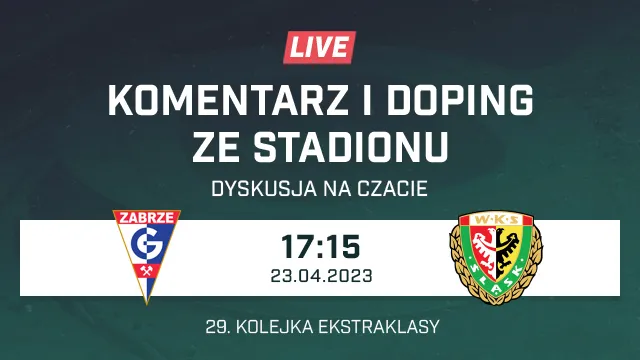 LIVE: Górnik Zabrze - Śląsk Wrocław (NA ŻYWO)