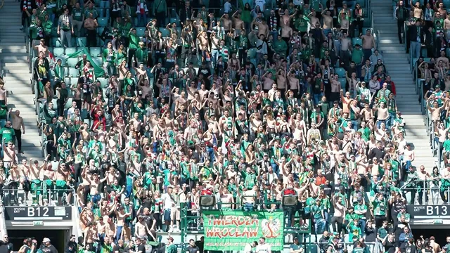KIBICE: Doping podczas meczu Śląsk Wrocław 0:1 Radomiak Radom (WIDEO)
