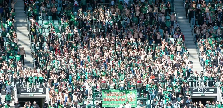 KIBICE: Doping podczas meczu Śląsk Wrocław 0:1 Radomiak Radom (WIDEO)
