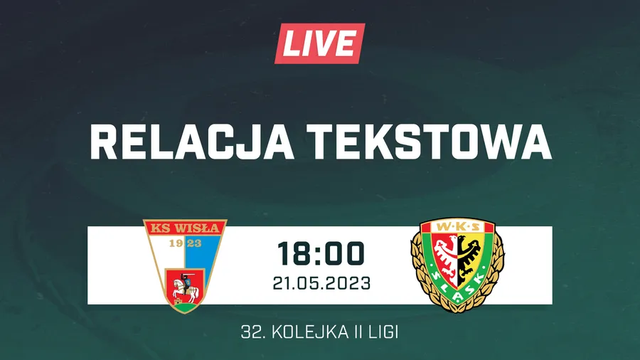 LIVE: Wisła Puławy - Śląsk II Wrocław (NA ŻYWO)