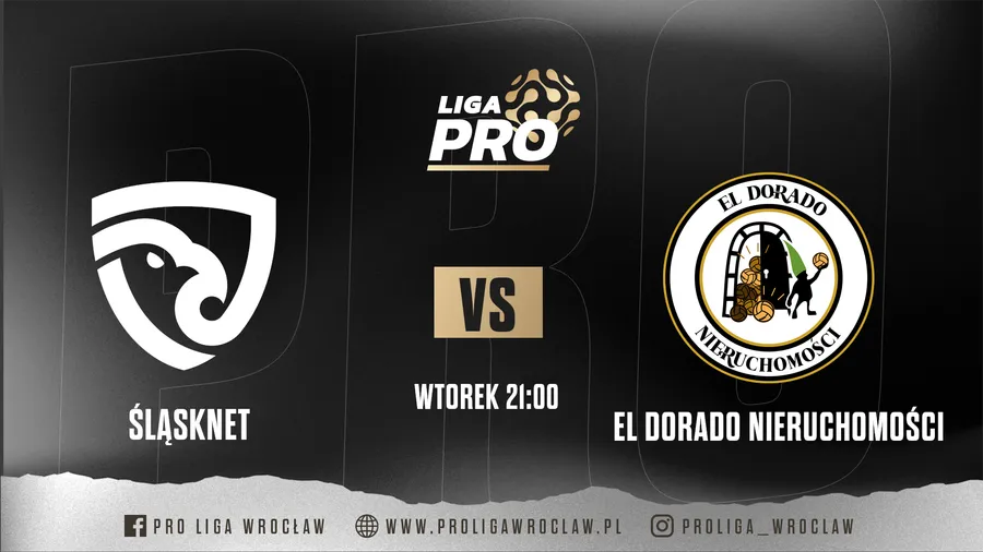 LIVE: Śląsknet - El Dorado Nieruchomości (PRO Liga Wrocław)