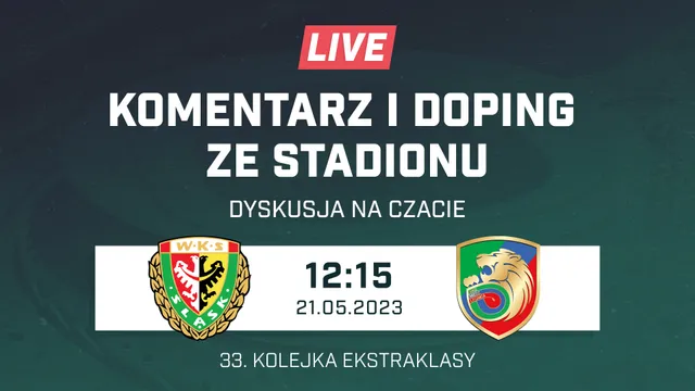 LIVE: Śląsk Wrocław - Miedź Legnica (NA ŻYWO)