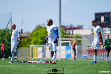 AMP Futbol: Śląsk Wrocław 1:10 Reprezentacja Polski