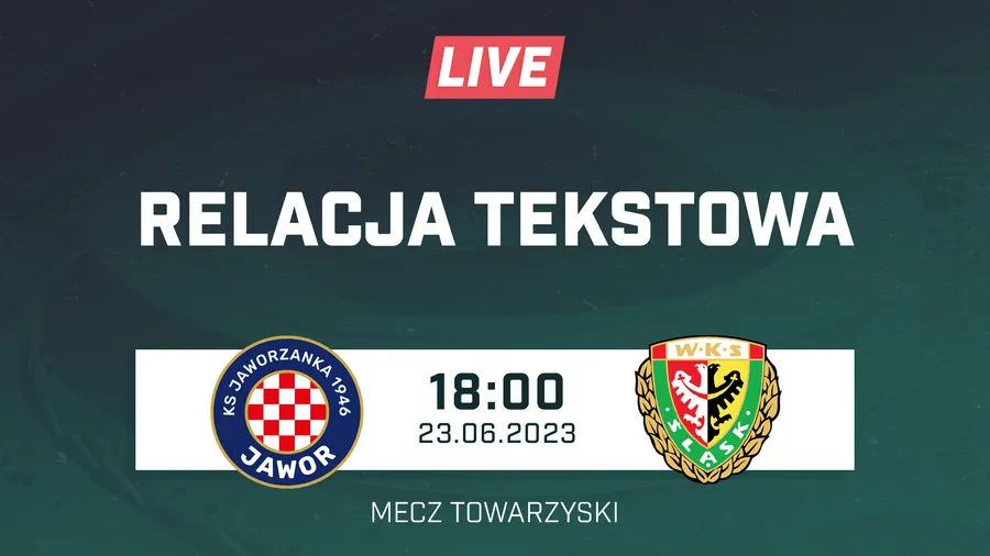LIVE: Jaworzanka Jawor - Śląsk Wrocław (NA ŻYWO)